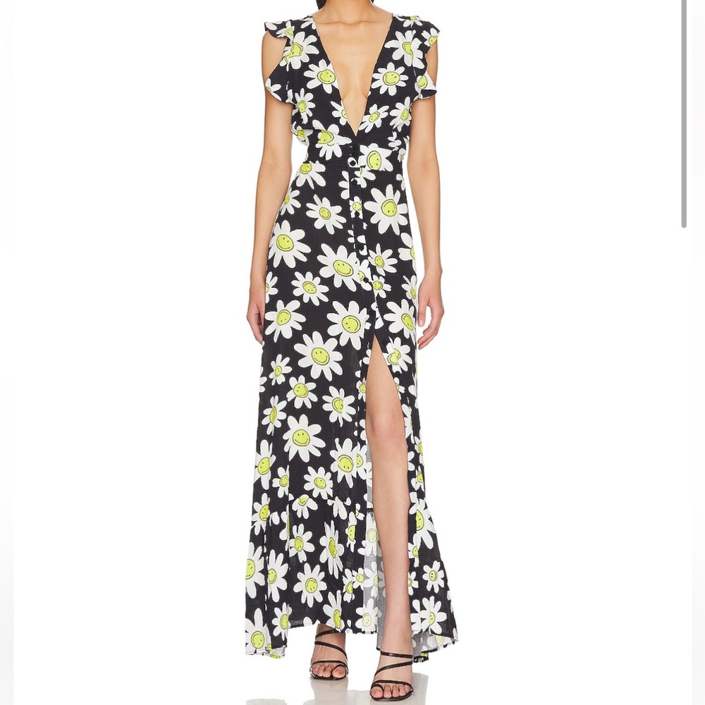 Maaji Smiley Face Daisy Maxi Dress